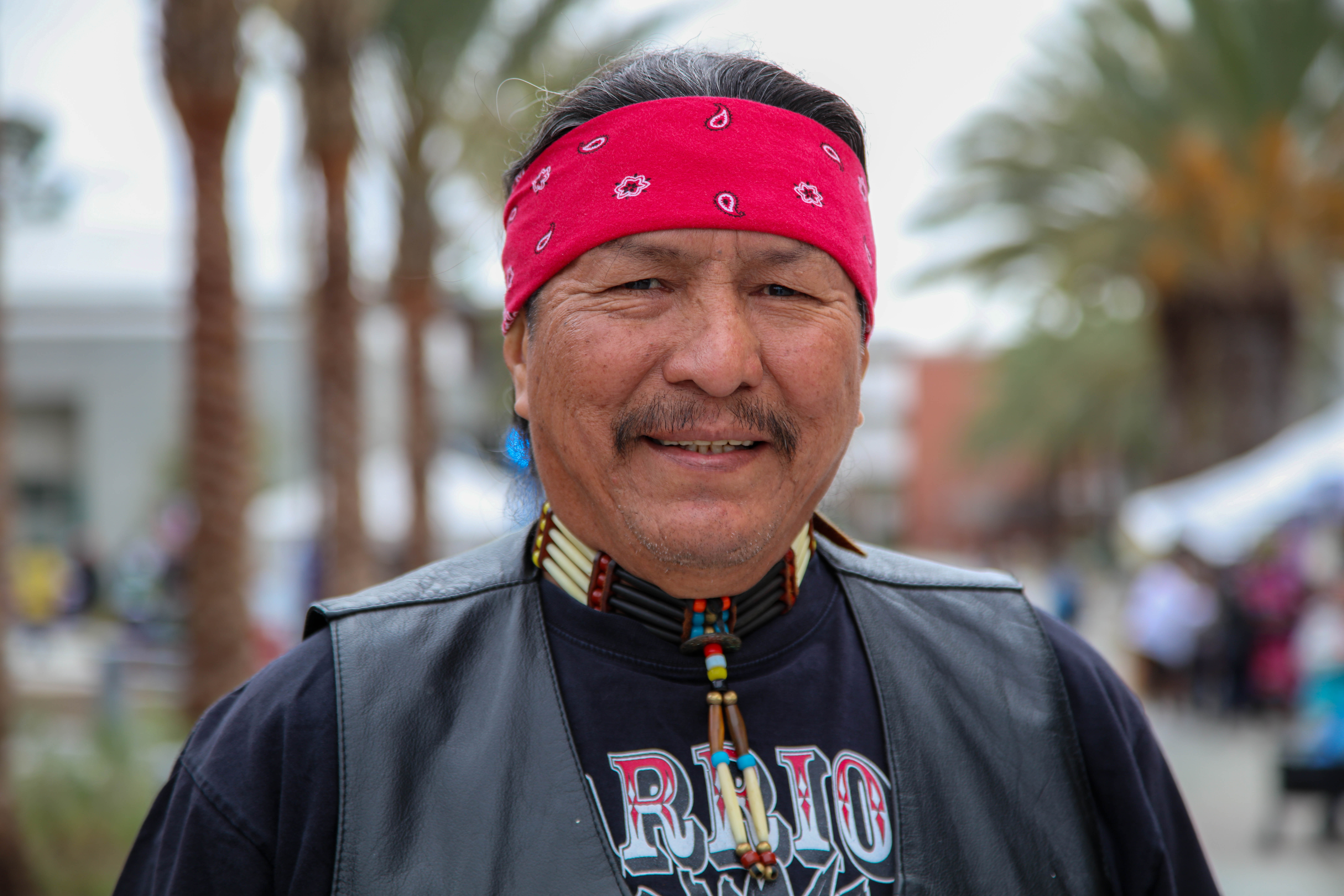 A Native American man