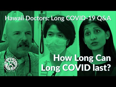 Three doctors talking about long COVID.
