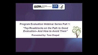 introductory slide of webinar with CDC and EPA Logos at top