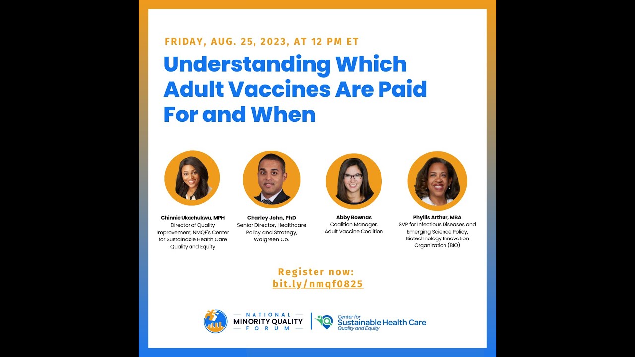 Webinar: Understanding Which Adult Vaccines Are Paid For and When