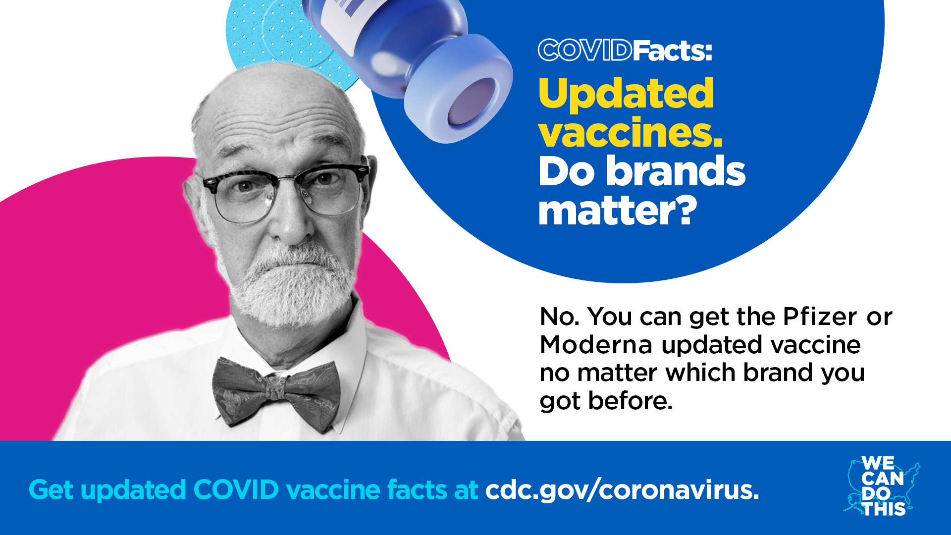Older man considers question about COVID-19 vaccines