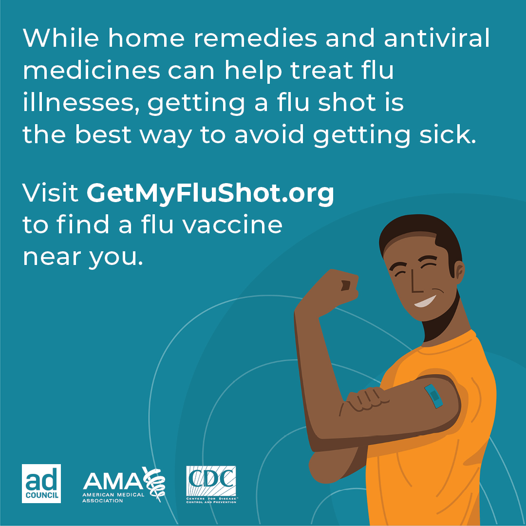 Cartoon illustration of a Black man flexing his arm and smiling as he shows off a band aid over his vaccine site 