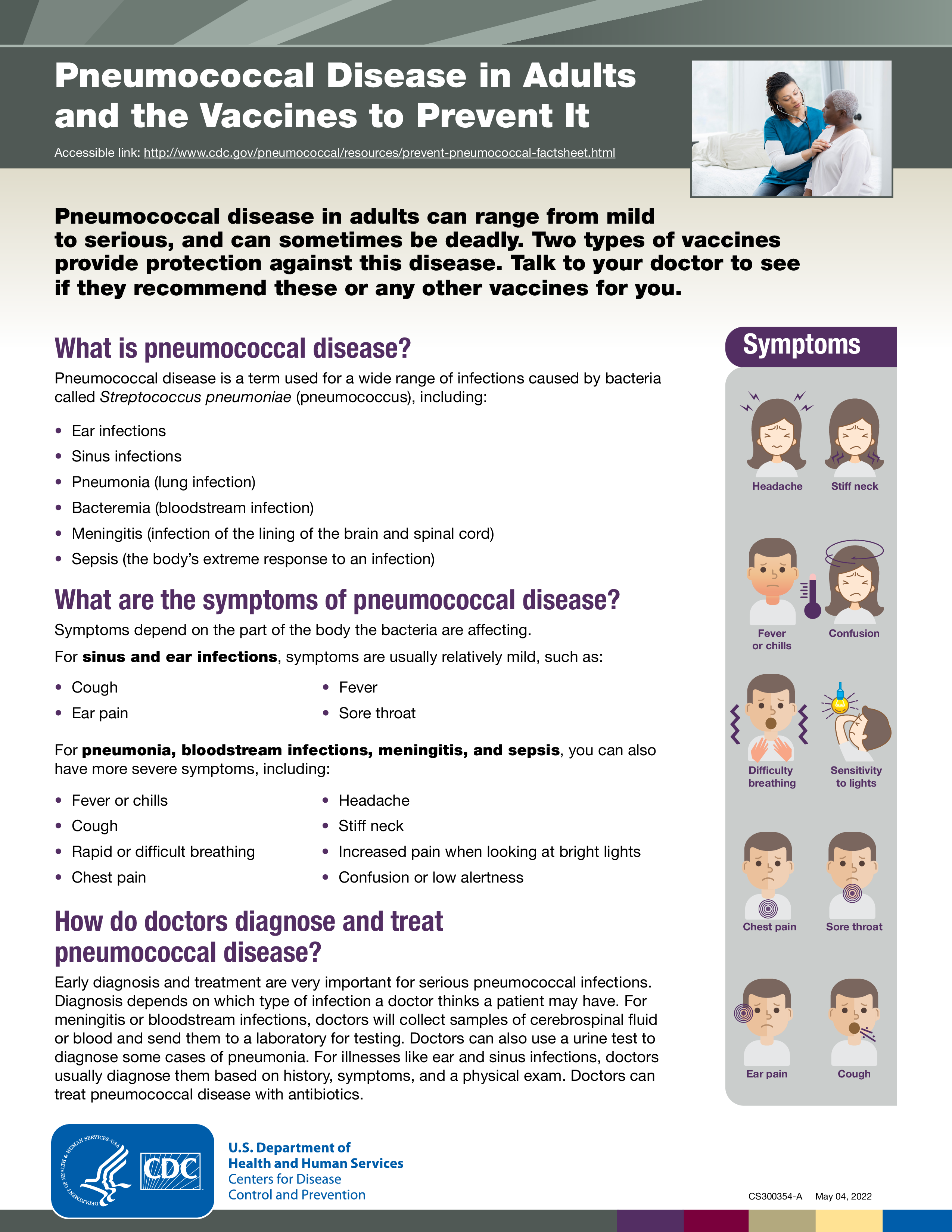 Factsheet Information About Vaccines To Prevent Pneumococcal Disease 