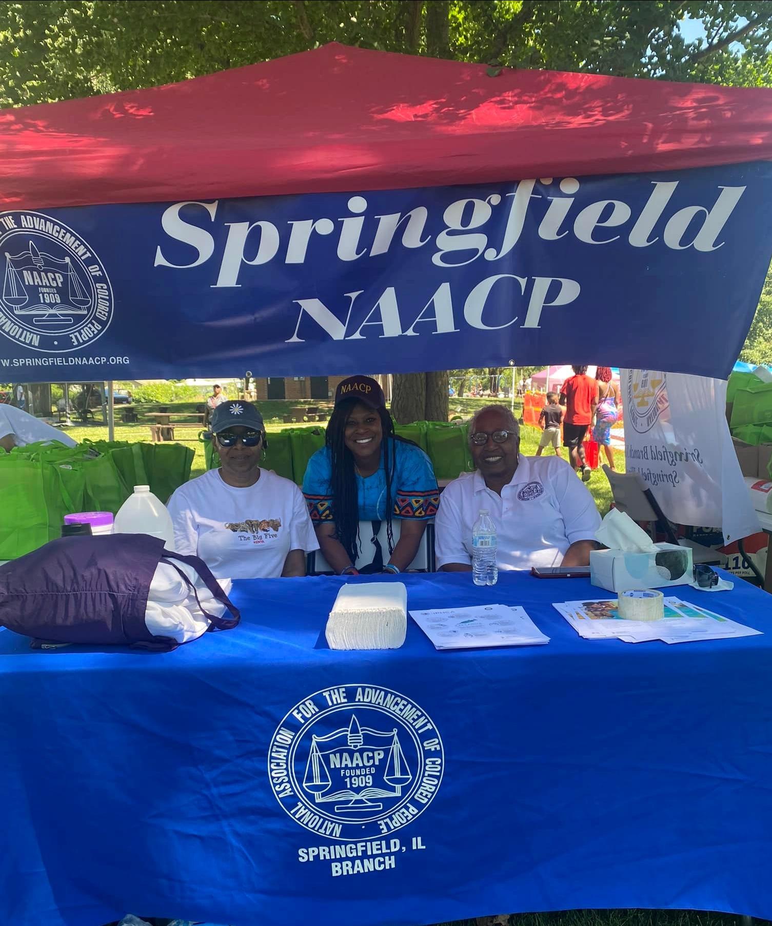 Springfield NAACP event booth